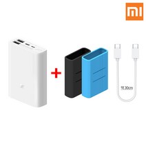 샤오미 6세대 10000mAh 포켓 PD 고속충전 대용량 미니 보조배터리, 샤오미 6세대1만 포켓(화이트), +랜덤케이스+CtoC케이블