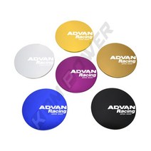 휠 용품 알루미늄 합금 62MM 센터 캡 레이 림 허브 4 개 CE28 TE37 ZE40 VOLK 휠 커버, 04 ADVAN_03 4PCS BLUE