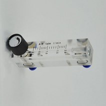 밸브 1-10L/min PMMA 패널 가스 플로트 유량계 공기 로타 미터 제어 밸브 포함 6mm OD 호스 튜브에 호환, 01 1-10L min