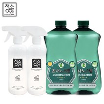 청소앤 만능세제 다용도세정제 500ml x2 +1100ml x2, 단품