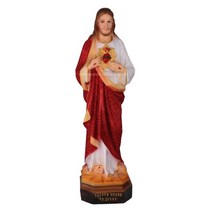 카톨릭 마리아상 천주교 조각상 성가정 catholic statue 예수 그리스도 동상의 신성한 심장 가톨릭 성자 동상 입상 탁상 조각 30 13 8