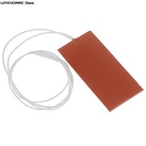 15W 12V 5*10cm Engine Oil Tank Silicone Heater Pad Rubber Heating Mat Warming, 01 one size
