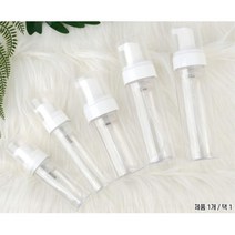폼 거품기 투명 화장품 플라스틱 공병 버블폼공병 소분, 1개, 100ml