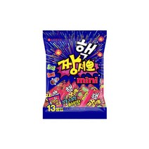 롯데 핵짱셔요 미니 벌크 195g 심심풀이 사무실간식 탕비실 졸음방지 어린이집선물 등산간식, 9개