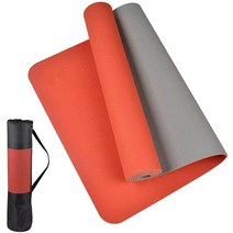 라운딩 요가 매트 홈트 6mm 두꺼운공장 직접 공급 일류 요가 매트 Tpe 두 컬러 6Mm 스포츠 한 사이즈 모든, 01 Purple