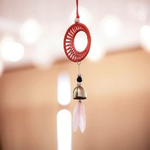 가배리본 더블링 도어벨 DIYSET 차임벨 만들기 [레시피포함 동영상] 마크라메, 옐로우