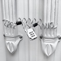 자전거 와이어 자물쇠 완벽 비밀번호 킥보드 캐리어 잠금 장치, 상세페이지 참조, 상세페이지 참조