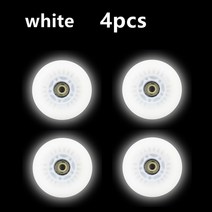 피겨 스케이트 LED 플래시 휠 인라인 스피드 록 팬시 롤러 PU 타이어 60mm 62mm 64mm 68mm 70mm 72mm 76mm 80mm 90mm 100mm 110mm 12, 17.white  70mm