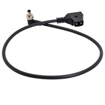 DSLR 장비 전원 V 마운트 안톤 배터리용 D-탭 수-직각 DC 케이블 12V 5.5x2.5mm, 08 DC lock Angled_16 150cm