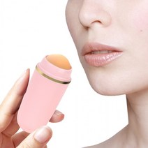 페이스 오일 롤러 1+2 얼굴 티존 마사지 모공 기름 흡수 지성 피지 제거 휴대용 컨트롤 기름, 페이스 오일 롤러_화이트