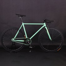 사이클산악로드자전거 가까운곳 다이어트 Fixie 자전거 고정 기어 자전거 52cm 시티, 52cm175cm-180cm, 초록