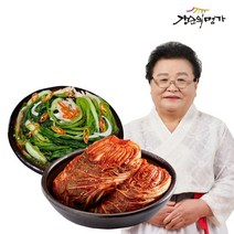 CJ단독[강순의명가]포기김치7kg+ 얼갈이열무3kg