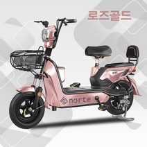 전기 자전거 전동 스쿠터 팻바이크 성인용 출퇴근 미니벨로 팻바이크, 로즈골드, 120km