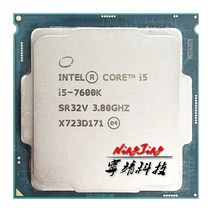 CPU 컴퓨터씨피유인텔 코어 i5-7600K i5 3.8 GHz 쿼드 스레드 CPU 프로세서 6M 91W LGA 1151
