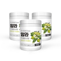 순수 100 % 무첨가 암라 추출물 분말 인디안 구스 베리 가루 비타민c 인도 과일 인디언 배리 Amla Extract Powder 산 쥬스 쉐이크 주스 재료 먹는 법 방법, 3개, 150 g