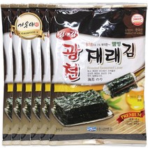 [가온애] 김 소문난 김 /, 광천 전장김, x6봉, 6개