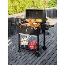미국식 야외 BBQ 가스 바베큐 그릴 기계 수출용 정원 가든 가정용 스토브 불멍, 기본