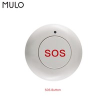 공중화장실비상벨 독거노인비상벨 안심벨 433MHz 무선 SOS 버튼 비상 버튼 가정 도난 보안 경보 시스템과 호환, 1.1PC