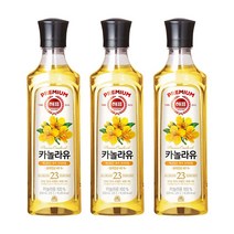 해표 카놀라유, 500ml, 3개