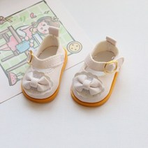 무속성솜인형 무속성인형 아이돌인형 수제 개대 카와이 인형 옷 밀짚 모자 스트랩 드레스 봉제 인형 복장 완구 아기 인형 액세서리 390, 신발, 20cm