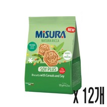 미주라 소이아 프로틴 비스켓 120g, x12개