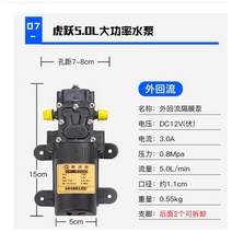 농약 분무기 12v 볼트 농업 전기 워터 펌프 모터 급수 꽃 과일 나무 고압 다이어프램 자체 프라이밍, 04 보라색, 04 보라색