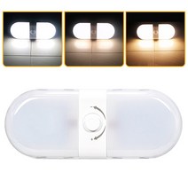 피트인 12v 24v 다용도 LED 실내등 색변환 밝기조절 화물차 캠핑카 카라반, 3컬러밝기조절실내등(1P)