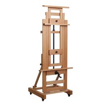 전문가용 이젤 대형 화판 원목 스탠드 받침대 미술