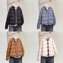 에쉬울프 여성숏패딩 오리털 여성 여자 경량 다운 패딩 점퍼 숏패딩 덕다운 겨울점퍼 겨울 숏점퍼