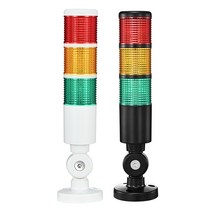 타워램프 시그널타워 경광등 D50-3-CF 3단 3색 LED, D50 3-C-F 화이트 케이스