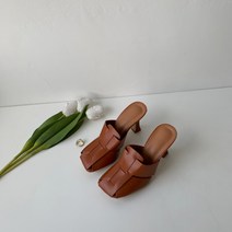 [제이쁘다] 2138 편한 7cm 굽 셔링슬리퍼힐 뮬 신발 여성신발 슬리퍼 여름신발 편한힐 슬리퍼힐 셔링힐 데일리 부츠컷 힐 데일리룩 데일리신발 데이트룩 하객룩 7cm힐