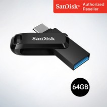 샌디스크 USB 메모리 Ultra Dual Go 울트라 듀얼 고 Type-C OTG USB 3.1 SDDDC3 64GB, 64기가