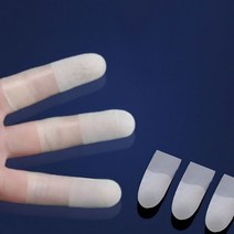 라텍스 고무 골무 민자 손가락 장갑 마늘 정전기 방지 논슬립 50매, S