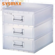 시스맥스 아이박스 중형3단/소품함/악세사리통/정리함/서랍함/공구함/부품함/약통/도구함, 아이박스 중형3단