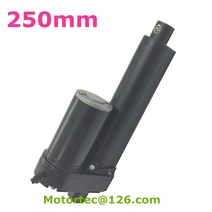 12vdc 24vdc 입력 250mm 스트로크 110mms 빠른 속도 3500n 350kg 770lb 힘 새로운 중장비 선형 액추에이터, 25mm 750n, 24v