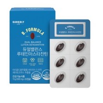 강블리 비포뮬라 듀얼밸런스 루테인아스타잔틴 15g, 30정, 1개