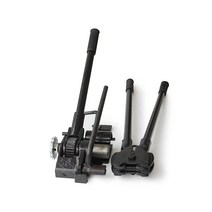 철밴드 결속기 무클립밴딩기 수동밴딩기 포장기 32MM, 1개, 패킹 클립