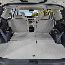 아이빌 현대 팰리세이드 신형퀼팅 4D 자동차 트렁크매트   2열등받이 풀세트, 7인승 자동폴딩, 블랙 골드