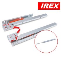 삼성IREX(40kg 튼튼함) 댐핑언더레일 3단 서랍레일 가구레일, 선택01)댐핑언더레일_350mm