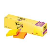 포스트잇 강한점착용 대용량팩 51x51mm 20패드 총2000매 대용량포스트잇 점착메모지 메모지 강한점착용포스트잇 작은포스트잇, 1세트