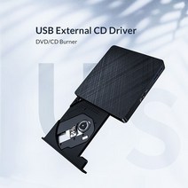 외장dvd플레이어 ORICO USB 3.0 외부 DVD 드라이브 고속 읽기 DVD-RW 광학 지원 TF/SD 리더 플레이어 노트북 맥북