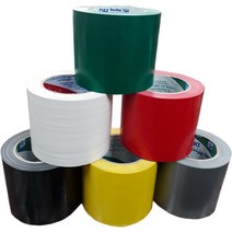 천면테이프 청테이프 넓은 청면테이프 폭 10센티 100mm 길이 24M, 황색