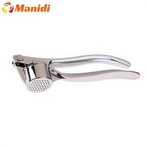 Manidi취사도구 마늘 주방 마늘 다진 기계 수동 마늘 다진 기계 스테인리스강, type A, 폴란드