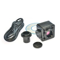 현미경 전자 5mp usb cmos 카메라 디지털 접안 드라이버측정 소프트웨어 용, 검은색
