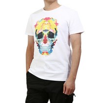 굿템즈20SS 알렉산더맥퀸 611384 QOZB6 0900 스컬 반팔티