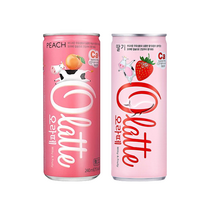 오라떼 피치 240ml 20캔+딸기 240ml 20캔 총40캔, 단품, 상세페이지 참조