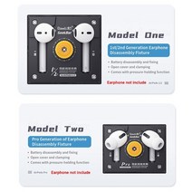 에어팟배터리 호환 에어팟배터리셀프교체 qianli earpods 수리 고정 장치 airpods 2 pro 오프닝 얼라인먼트 클램프 헤드폰 배터리 분해 홀더 airpods pro, 모델 1 모델 2