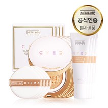 메디랩 더마 CVED 슬림 핏 수분 보습 촉촉 앰플쿠션 세트(본품+리필+퍼프+컨실러), 4개, 본품15g+리필15g+퍼프+컨실러9g