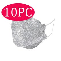 KN95 Masqu 10pcs 염료 위장 FFP2 CE Facemask 덴탈마스크, 기본, T22-V-10pcs