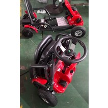 전동카트CE 인증 전기 접이식 쿼드 차량 스쿠터 성인 및 노인에 적합한 안정적인 임명 제공, 07 go cart2, 한개옵션1